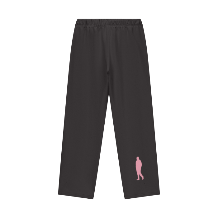 Digitally Tatted Fade Fleece Lined Straight Leg Pants